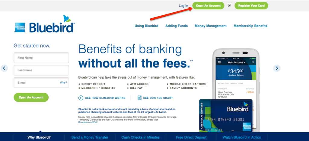 how-to-open-a-walmart-bluebird-card-account-american-express-bluebird